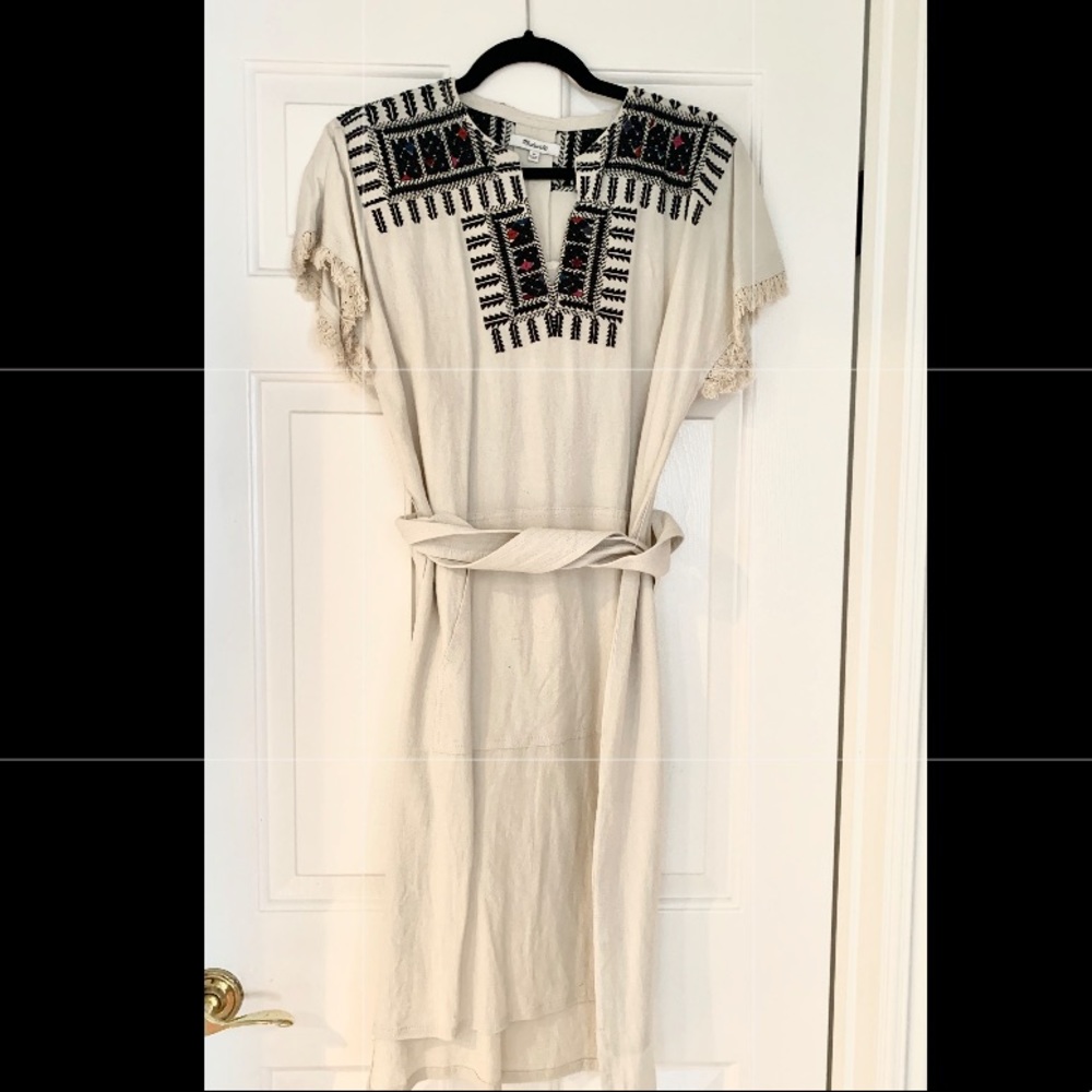 Madewell embroidered dress